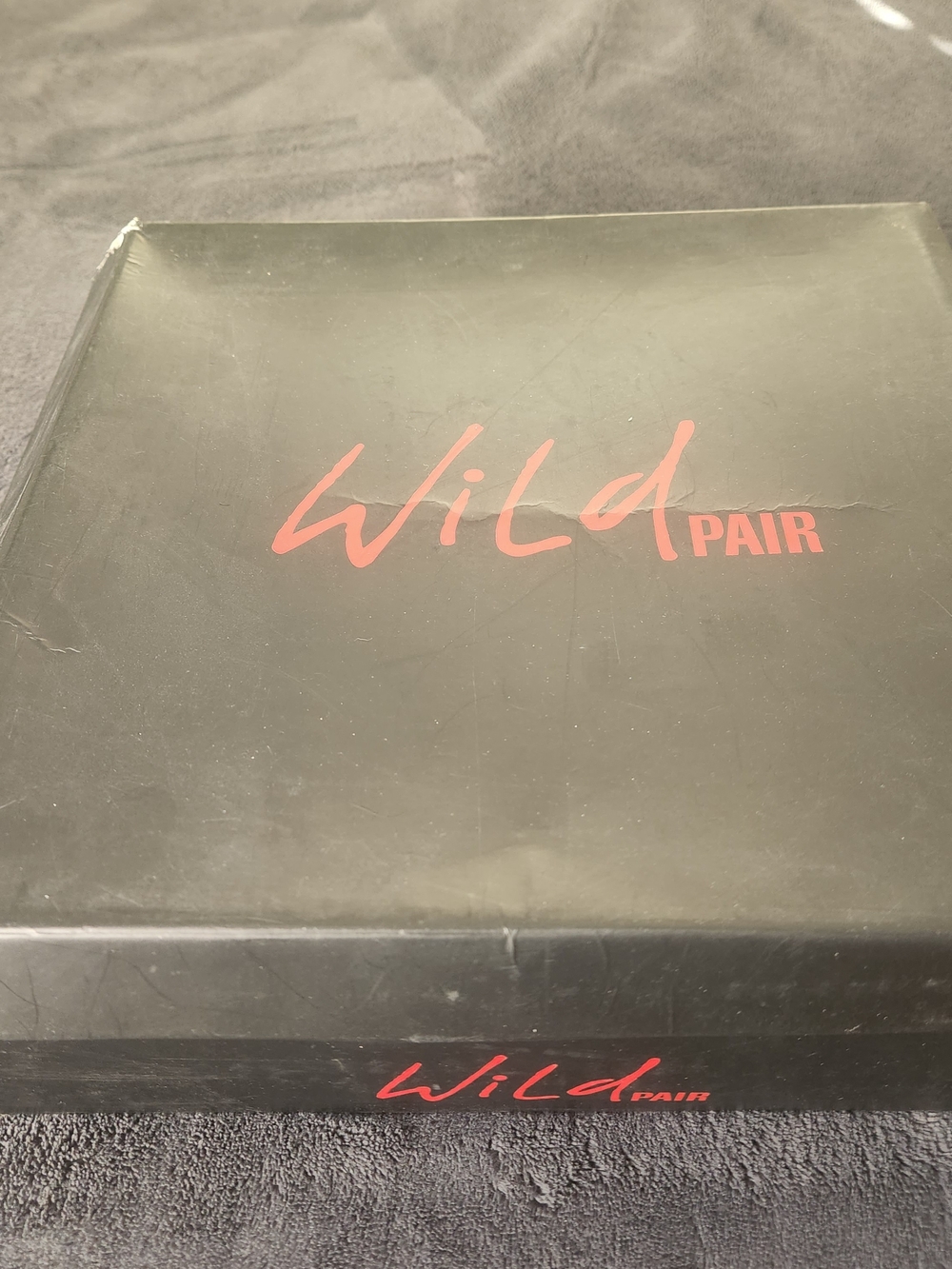 Wild Pair Black Shoe Box with Red Logo